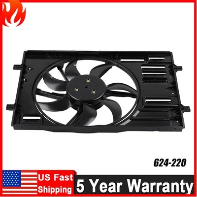Electric Radiator Cooling Fan Assembly.For VOLKSWAGEN E-GOLF 2015 2016 2017-2019 Foto 1 de 4
