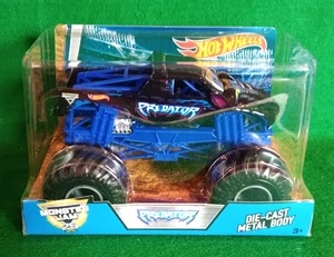 Monster Truck Hot Wheels 1/24th Predator Monster Jam 25 2017, raro, difícil de encontrar, ¡nuevo en paquete!! - Imagen 1 de 3