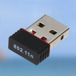  USB 2.0 Wireless 802.11n 150 Mbps Nano WiFi Network Adapter Dongle Receiver - Picture 1 of 12