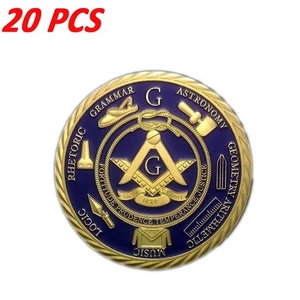 20PCS Collect Commemorative Euro Masonic Association Challenge Coin - Picture 1 of 6