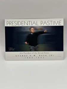 2004 Topps Presidential Pastime George Bush #PP40 NM - Foto 1 di 2