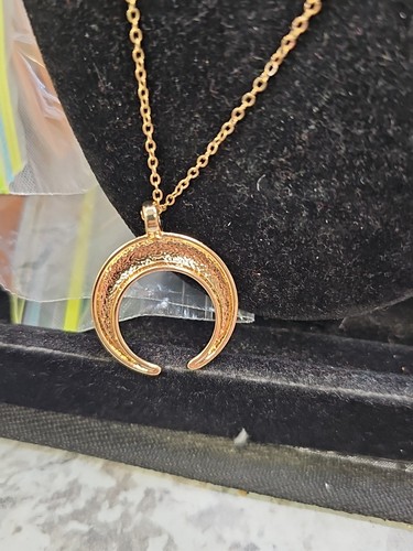 VETEMENTS Collana 18" pollici tono oro minimalista chiusura aragosta tono oro prolunga 18" e 2"