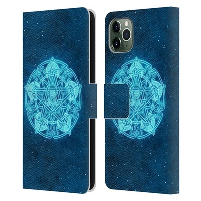 OFFICIAL BRIGID ASHWOOD SACRED SYMBOLS LEATHER BOOK CASE FOR APPLE iPHONE PHONES - Image 1 of 4