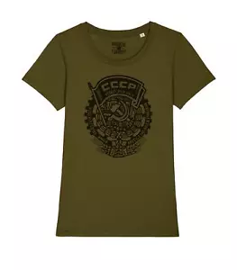 Maglietta Fedeli alla Linea Musica Punk Rock Filo Sovietico CCCP T-shirt Girl - Imagen 1 de 11