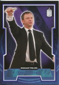 Doctor Who 2015 Blue Parallel [199] Base Card #163 The Master