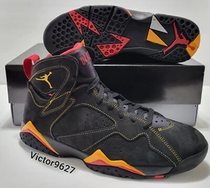 Size 11.5 Nike Air Jordan 7 Retro Citrus Varsity Red Basketball CU9307 081 Mens  - Picture 1 of 12