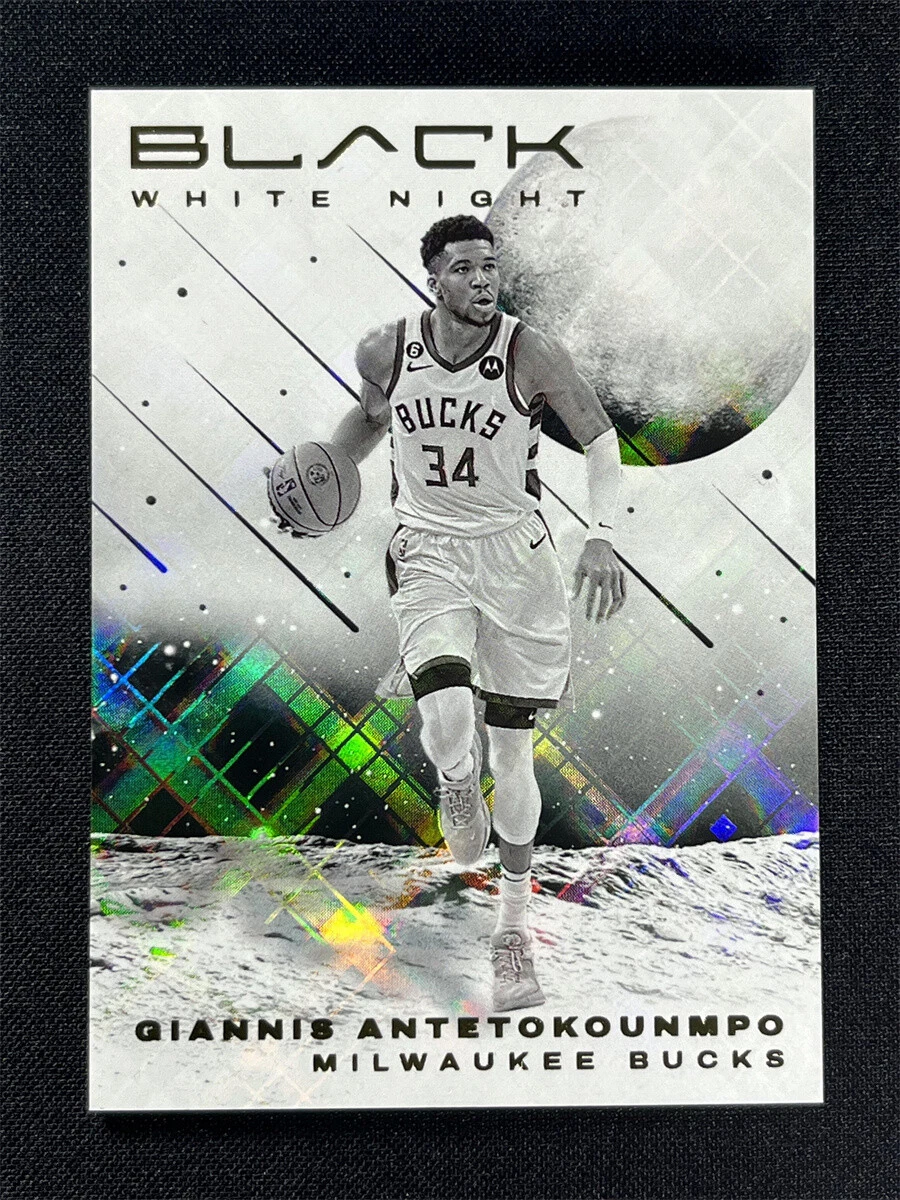 2022-23 Panini Black Giannis Antetokounmpo White Night Bucks Case Hit SSP