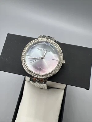 ¡NUEVO! RELOJ PARA MUJER JUICY COUTURE ETIQUETA NEGRA 129BLSV ACERO INOXIDABLE ESFERA MORADA Foto 1 de 4