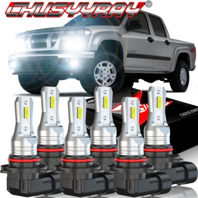 For Isuzu i-290 i-370 2007-2008 9005 9006 9145 LED Headlight Fog Kit Combo Bulbs - Image 1 of 4