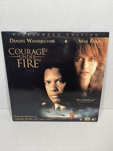 COURAGE UNDER FIRE (LASER DISC) DENZEL WASHINGTON (DRAMA) Very Nice - Picture 1 of 4