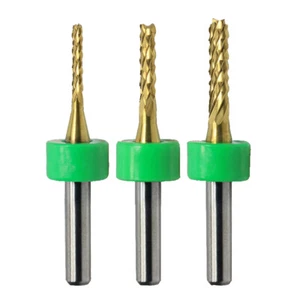 10pcs Tungsten Steel Carbide PCB CNC Micro Twist Drill Bits Milling 0.6-3.175mm - Picture 1 of 7