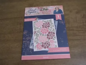 CRAFTERS COMPANION PERFECT PEONIES STENCIL 4'' X 6'' - Picture 1 of 1