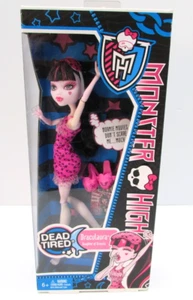 Bambola Monster High Dead Tired Draculaura 2012 nuova con scatola - Foto 1 di 13
