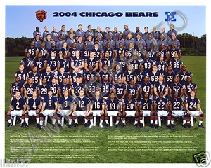 2004 CHICAGO BEARS NFL FOOTBALL TEAM 8X10 PHOTO - Picture 1 of 1