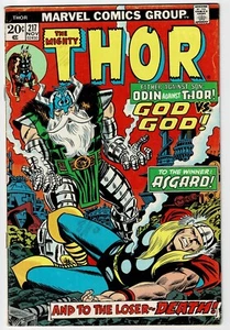 The Mighty Thor #217 VG/FN Romita Cover Bronze Age 1973 Marvel HD Scan U-12 - Picture 1 of 2