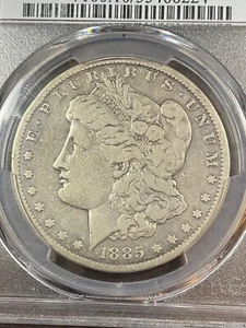 PCGS VG10 1885 CC MORGAN DOLLAR GREAT EYE APPEAL POPULAR DATE - Picture 1 of 5