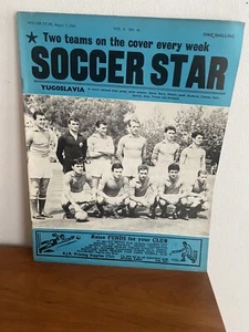 Soccer Star 8/5/61 Yugoslavia & Red Star Bratislava USA International League - Picture 1 of 4