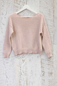 Madre Light Pink Wool Top - Picture 1 of 8