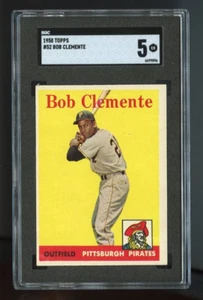 1958 Topps #52 Roberto Clemente SGC 5 EX - Bild 1 von 2