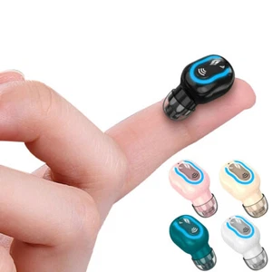 Mini Auricolare Bluetooth Auricolare Wireless Auricolare In-ear con Microfono Chiamata Vivavoce - Foto 1 di 17