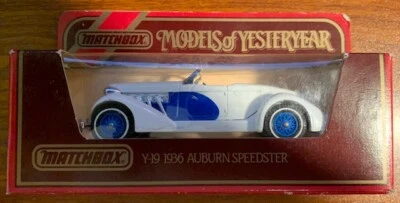 1984 Matchbox Models of Yesteryear Y-19 1936 Auburn Speedsteer NIB Free Shipping - Image 1 of 4