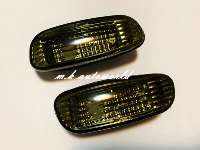 Хрустальные черные боковые маркеры для Subaru Impreza GC8 GF8 WRX STI 1992-2000 годов выпуска - Изображение 1 из 2