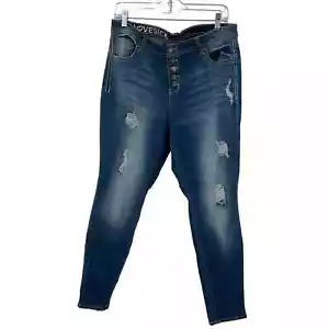 LoveSick Women's Jeans Size 14 Skinny - Picture 1 of 7