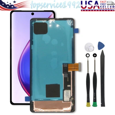 Conjunto de bisel de repuesto de pantalla táctil LCD para Google Pixel 7 Pro GP4BC GE2AE Foto 1 de 4