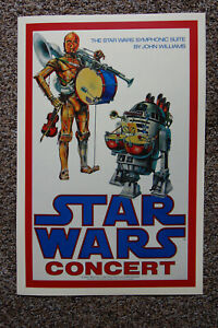 Star Wars The Concert Movie poster Lobby Card R2D2 C3PO
