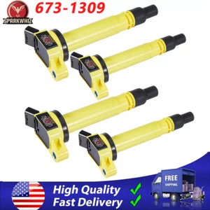 4 Pack High Performance Ignition Coils For Avalon Camry Sienna L4 V6 V8 673-1309 - Picture 1 of 17