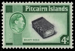 PITCAIRN ISLAND 5A (SG5b) - König George VI ""Kopfgeldbibel"" (Pa81503) 22,50 $ - Bild 1 von 1