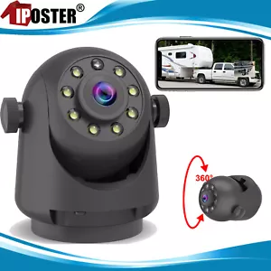 360 Wireless Magnetic Backup Camera Night vision Waterproof for Truck Caravan RV - Picture 1 of 12