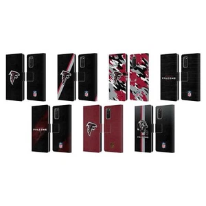 OFFIZIELLE NFL ATLANTA FALCONS LOGO BRIEFTASCHE HUELLE FÜR SAMSUNG HANDYS 1 - Picture 1 of 13