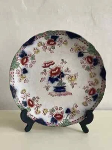 2  x  Antique Edwardian A E J & Co 1908 Pekin pattern No. 538202 Flower Plate - Picture 1 of 3