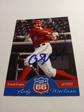 2013 Inland Empire 66ers (Class A-Los Angeles Angels) Andy Workman AUTOGRAPHED