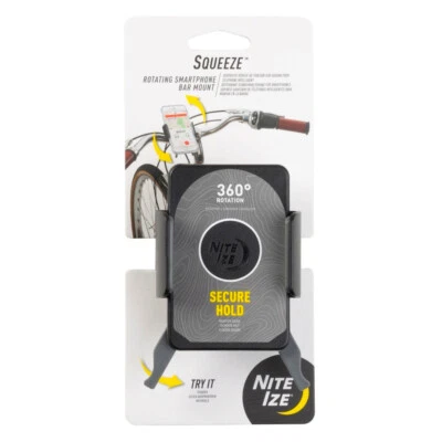Nite Ize Squeeze Rotating Smartphone Bar Mount XNSUSBM01R3 - Image 1 of 4