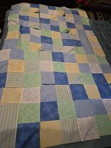 14- 9 Patchwork  & 10- 6 Patchwork Squares 12.5"×12.5"  Quilting Sewing - Picture 1 of 16