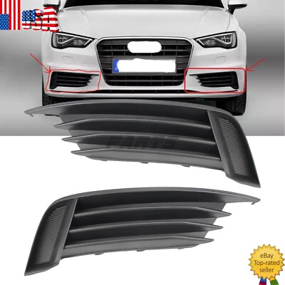 Parrillas laterales inferiores izquierda y derecha para Audi A3 S3 2013-2017 8V5807681 Foto 1 de 4