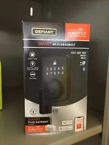 Defiant Smart Wi-Fi Deadbolt Matt Black HSGCXX901ALPB Powered by Hubspace NEU - Bild 1 von 1