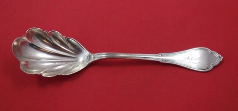 Gothic aka Eureka by Vanderslice Sterling Silver Sugar Spoon Shell 6" Cover