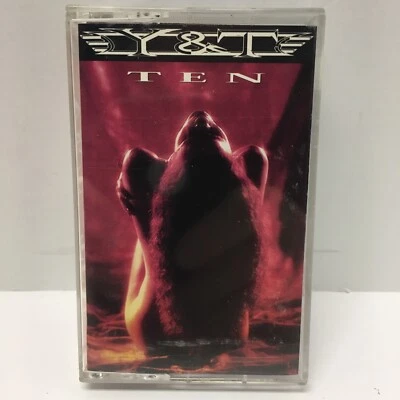 Y & T ~ Ten ~ audio cassette (1990 Geffen) Tested Foto 1 de 4
