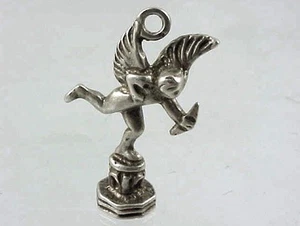 Vintage Sterling Silver ARCH ANGEL MICHAEL Charm - Picture 1 of 1