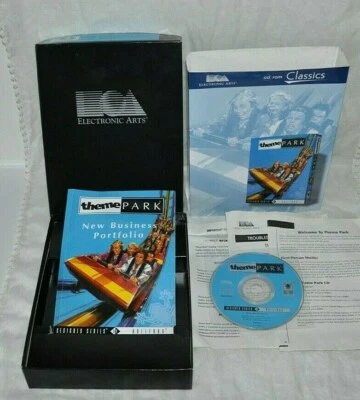 Theme Park Big Box PC Game CD-ROM Edition Bullfrog - Image 1 of 4