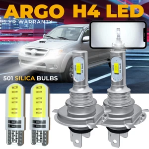 Fits Toyota Hilux Led Headlight 2004-2016 White Xenon High Low Side Light Bulbs - Picture 1 of 17