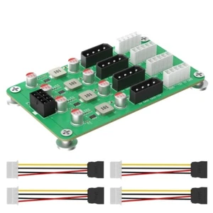 Computer Adapter ATXs 6 8pin to 8 Channel 5V 12V Voltages Board for Applications - Photo 1/8