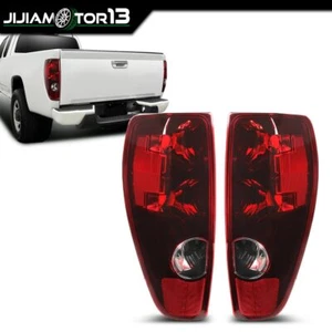 Fit For 04-12 Chevy Colorado/GMC Canyon Pair Red Clear Rear Brake Tail Lights - Picture 1 of 12