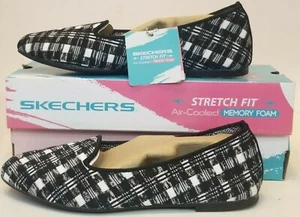 Skechers Women's Cleo-Study Hall Ballet Flats, Black/White,5.5 US NEW IN BOX  - Picture 1 of 5