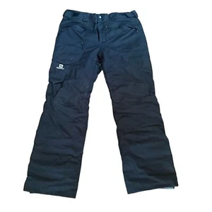 Salomon Black Snowboarding Ski Winter Snow Pants Men’s XL - Picture 1 of 11