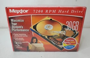 NEW SEALED Maxtor DiamondMax Plus 30GB 3.5" Hard Drive 7200RPM Ultra ATA/133 - Picture 1 of 5