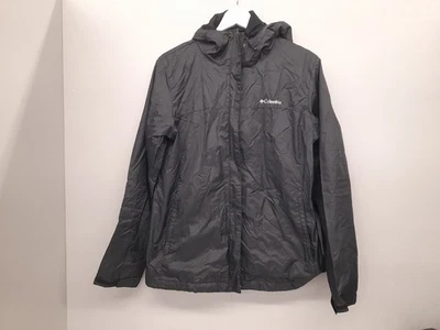 Columbia Men's Black Size L Windbreaker Watertight Hooded Jacket - Image 1 of 4